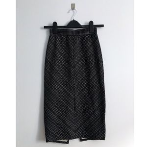 SILENCE+NOISE pencil skirt | high waist midi